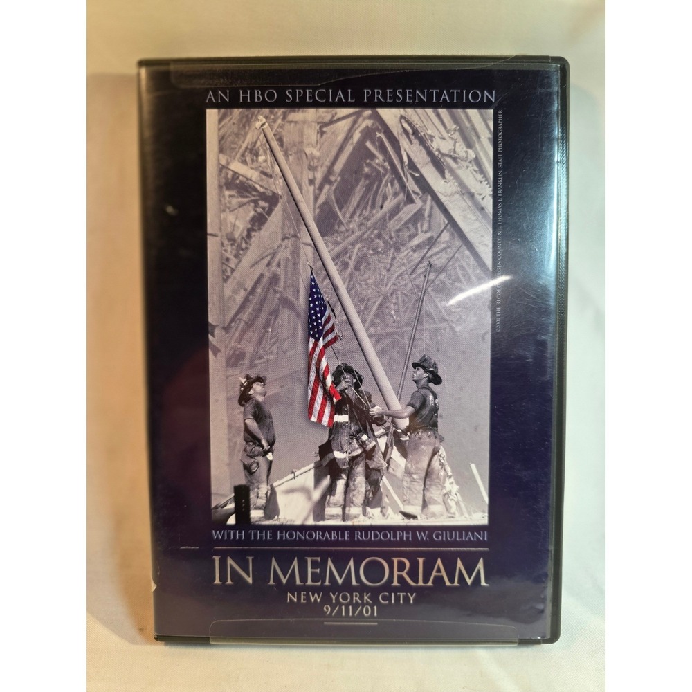 In Memoriam New York City 9/11/01 HBO Documentary DVD New Sealed 2002 Release